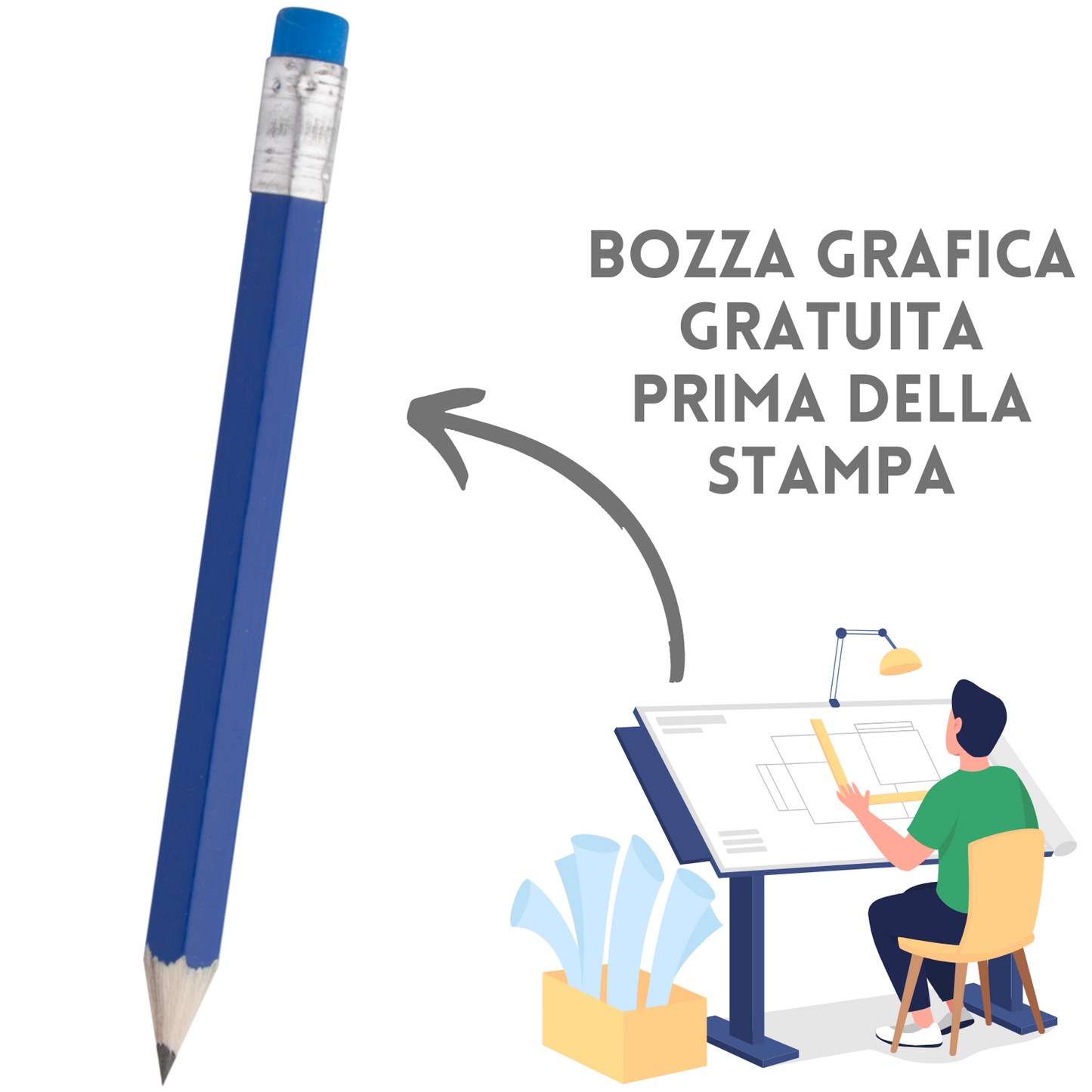 Matite mini personalizzate minik