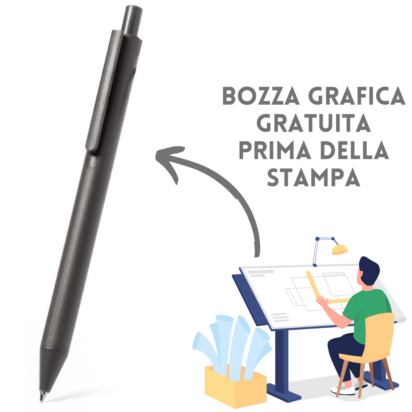 Penna Ecologica in fibra di caffè | Cod. 1678