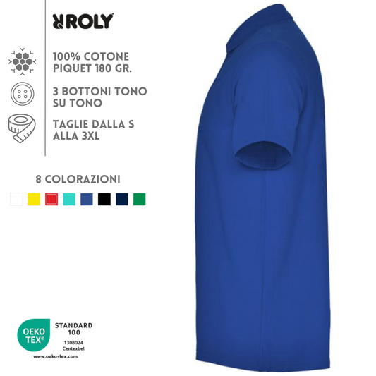 Polo personalizzate Roly a maniche corte | Cod. R66321Z1