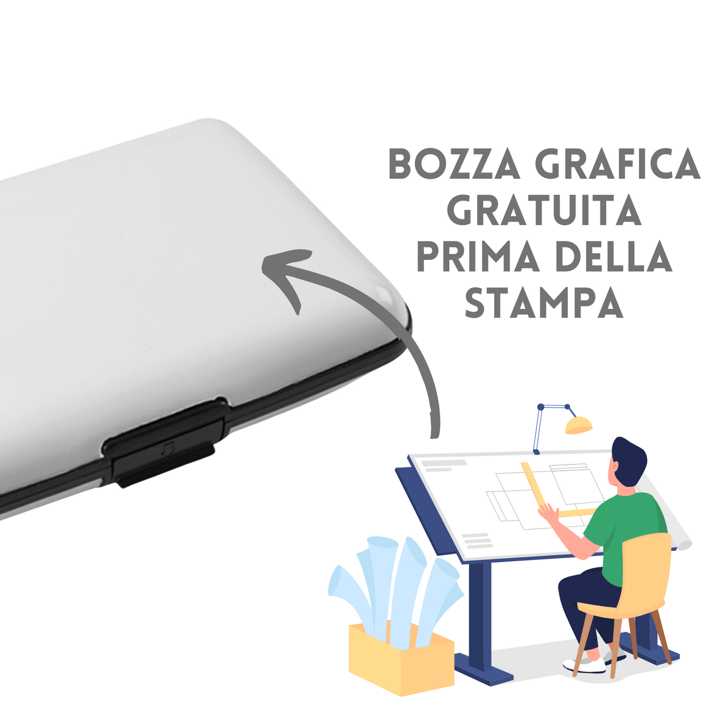 Porta tessere personalizzato