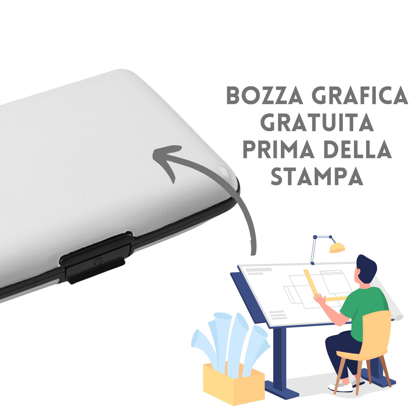 Porta tessere personalizzato