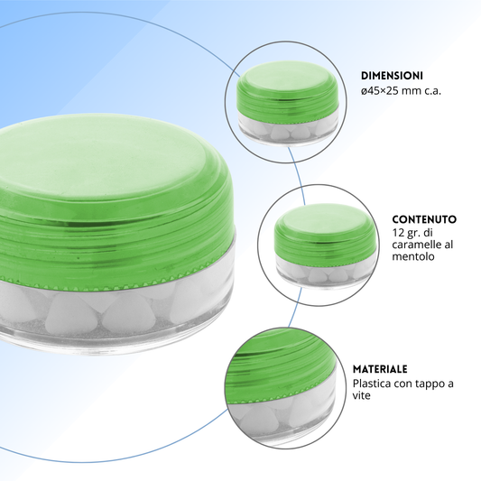 Contenitore con mentine personalizzato | Cod. AP896011