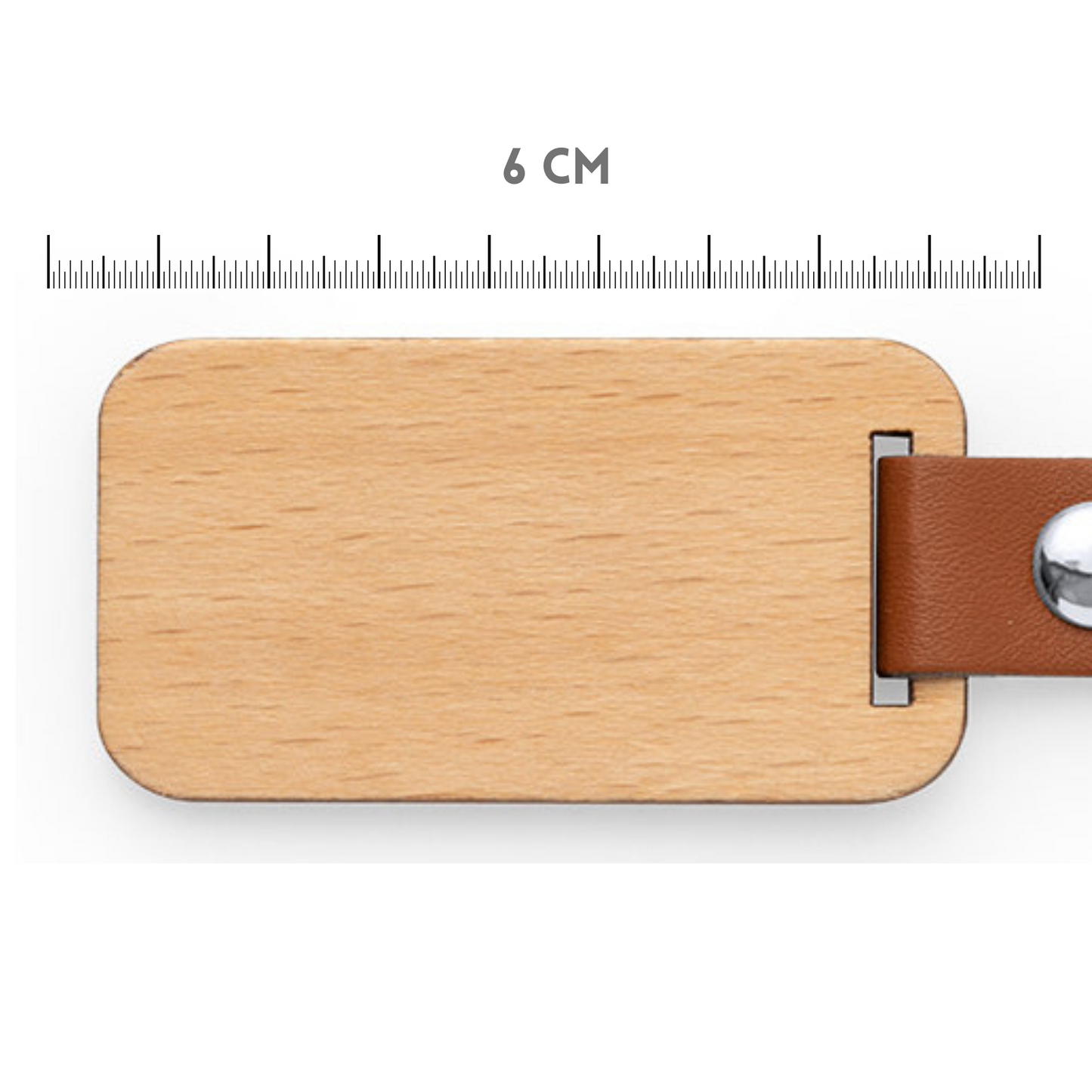Portachiavi personalizzato in legno 1411
