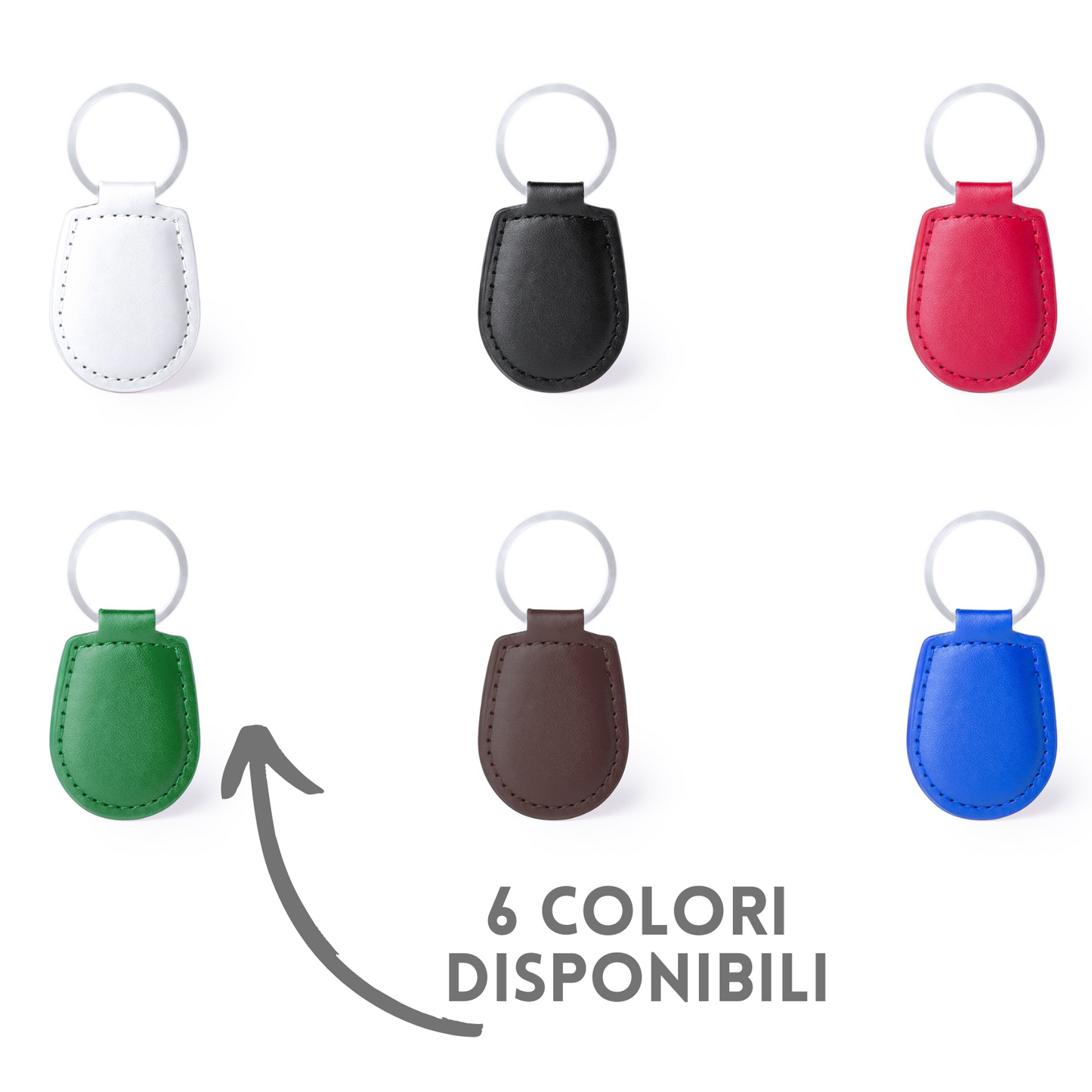 Portachiavi personalizzati in similpelle | Cod. 3724