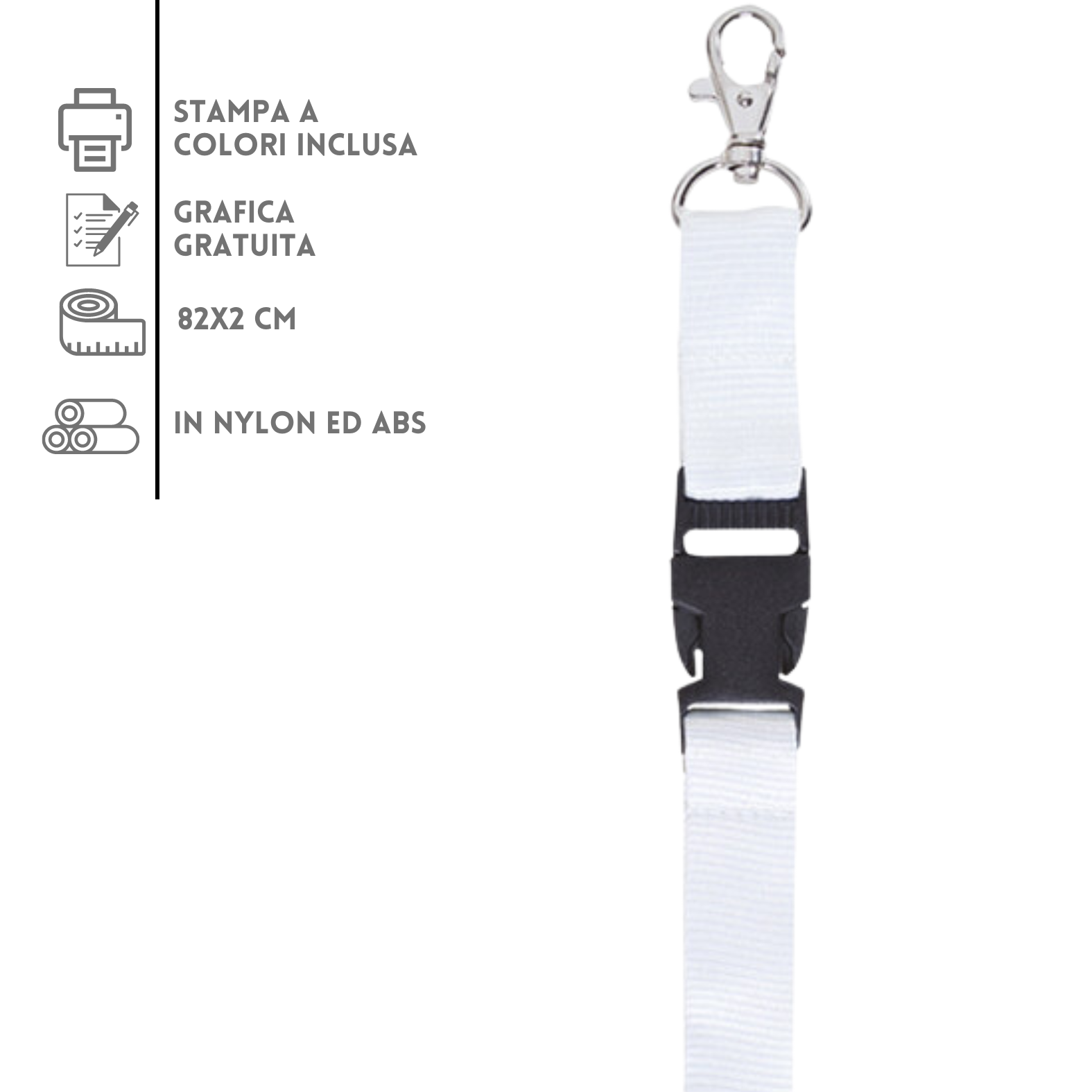 Lanyard porta badge personalizzati