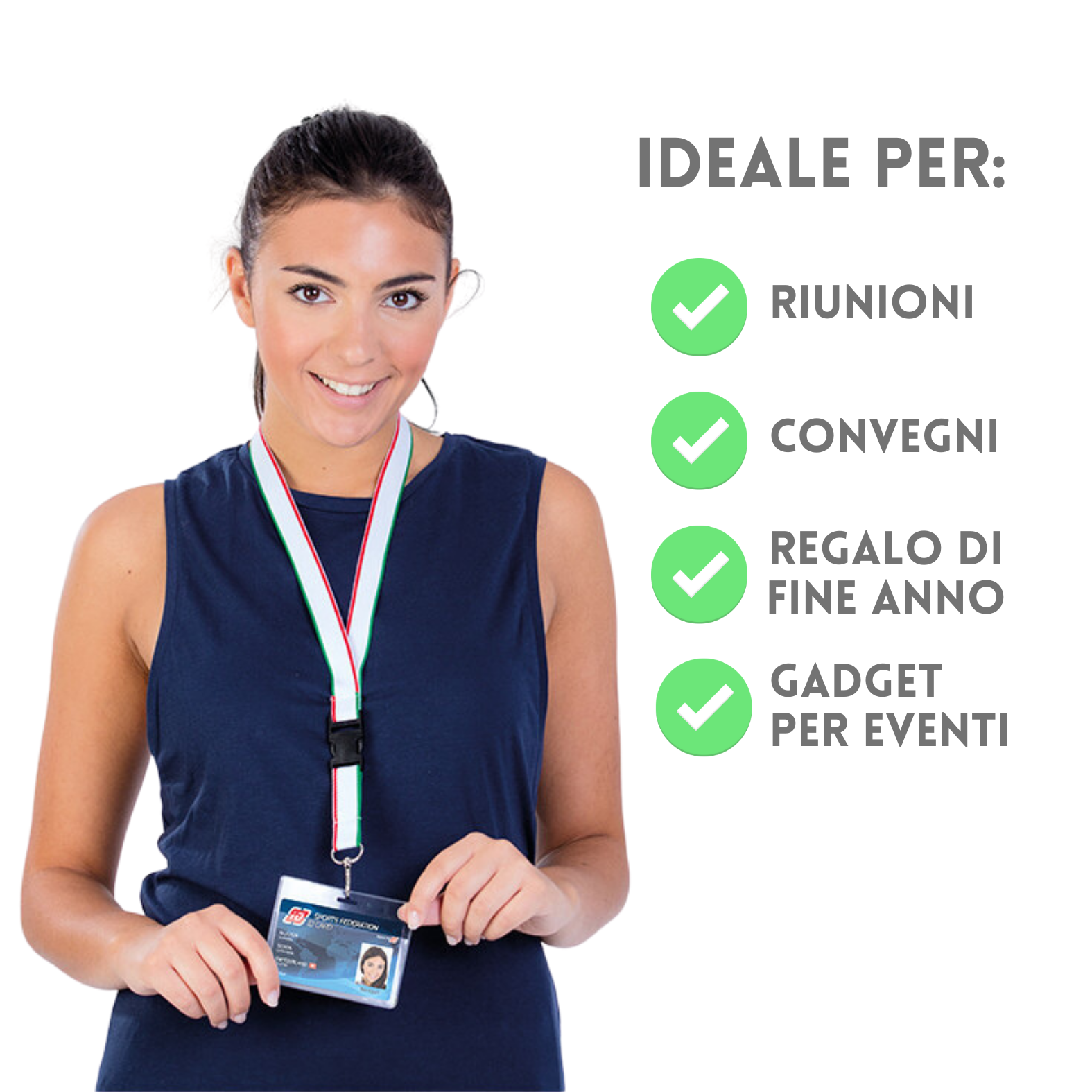 Lanyard porta badge personalizzati