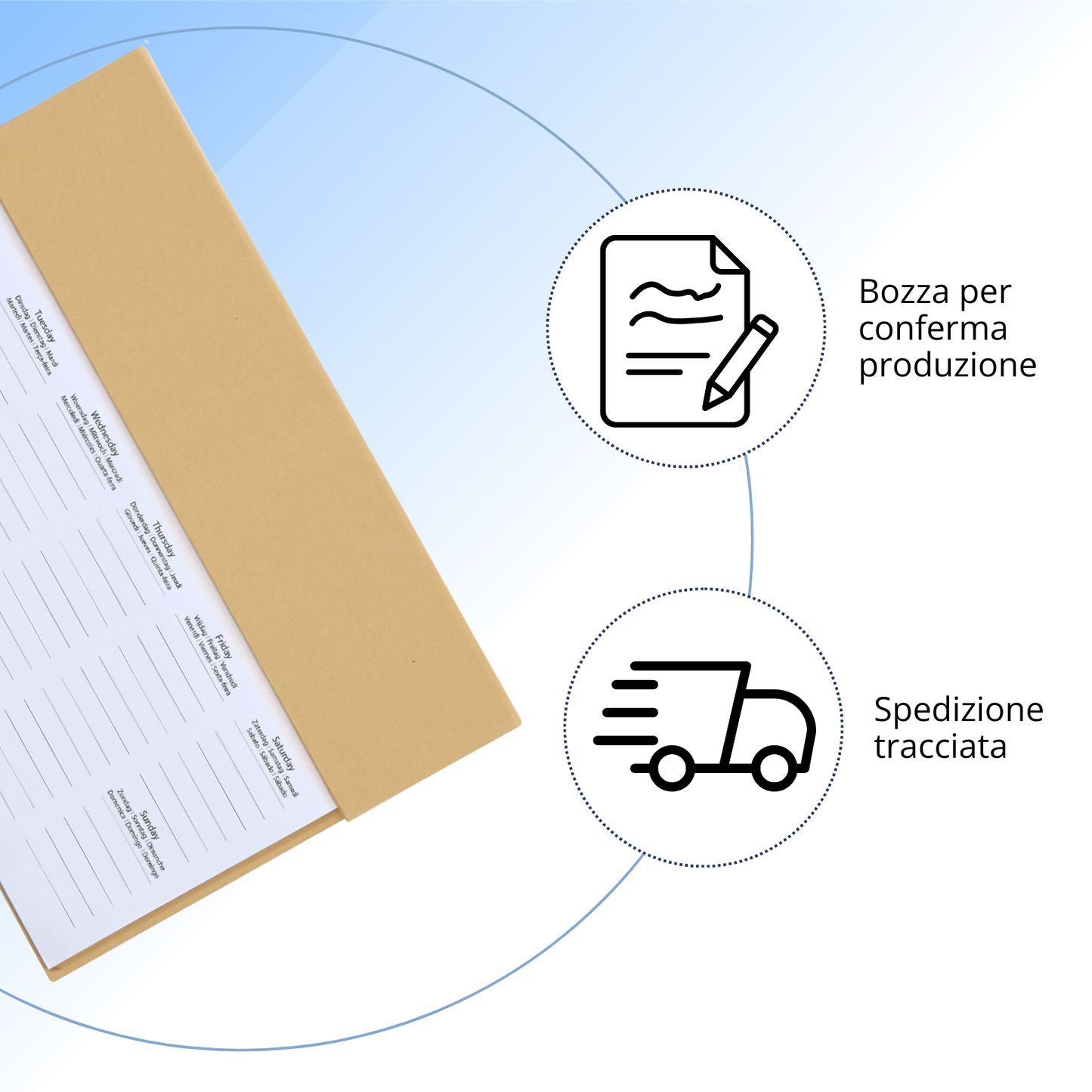 Planning Personalizzati settimanali ecologici | Cod. 21969