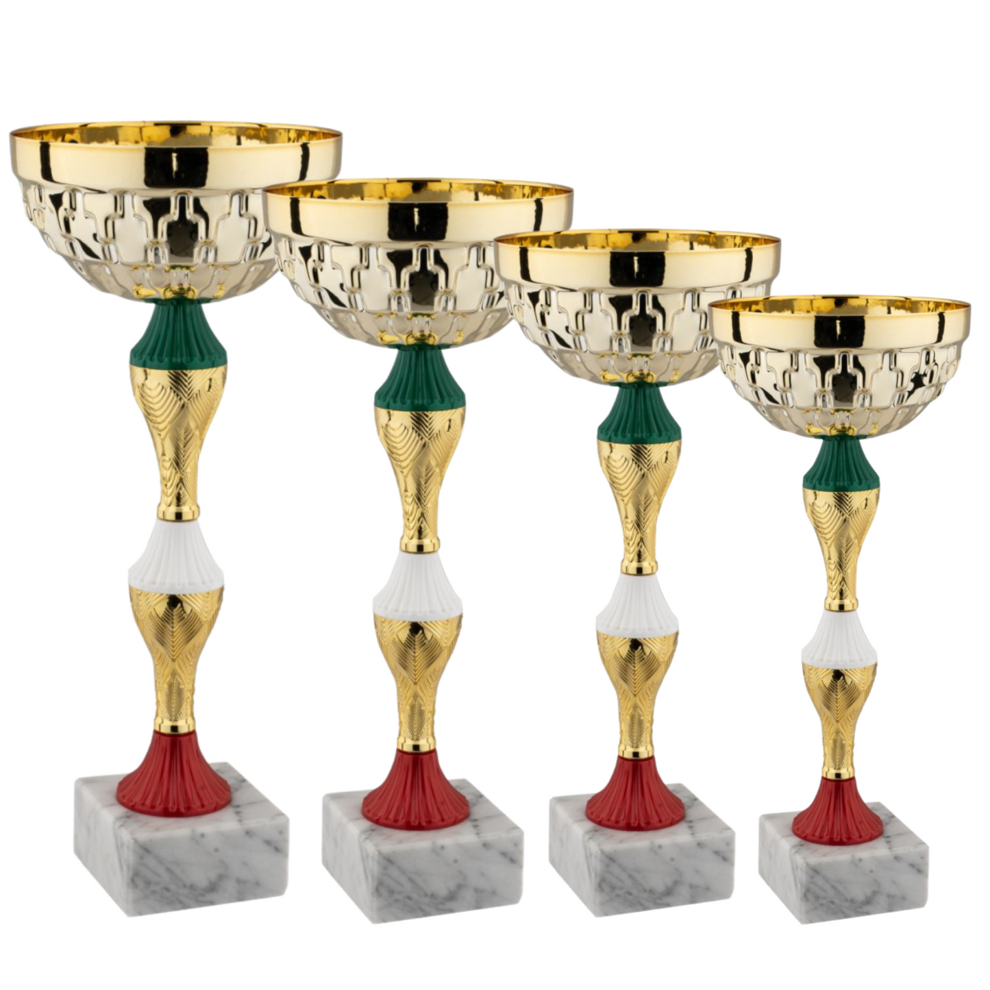 Set 4 premiazioni da 37 - 34 - 30 - 27 cm | Cod. 12.942G