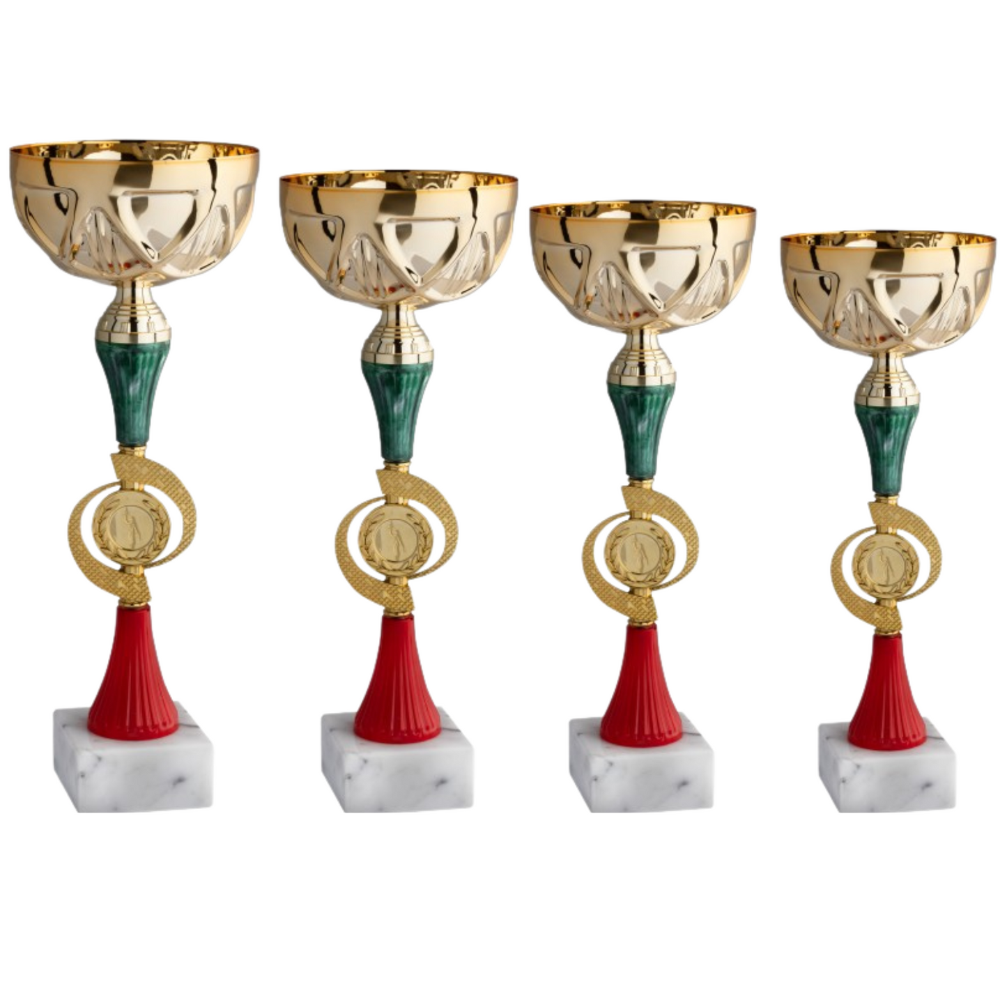Set 4 premiazioni da 40 - 37 - 35 - 33 cm | Cod. 12.029G