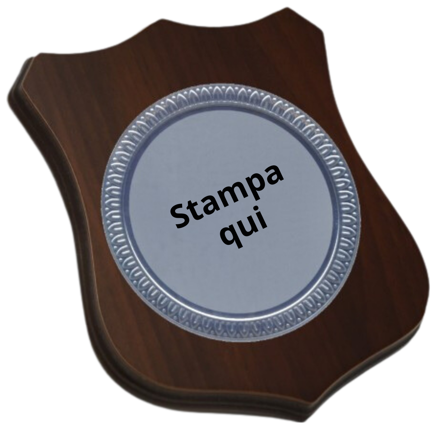 Crest personalizzato in legno 25.619