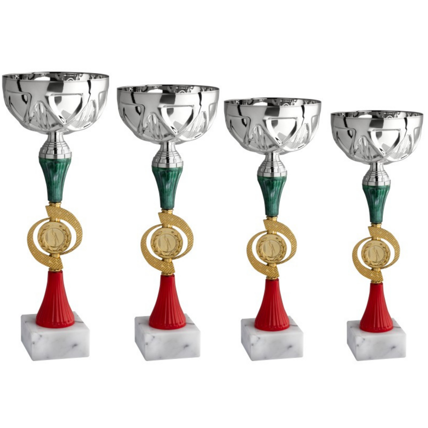 Set 4 premiazioni da 40 - 37 - 35 - 33 cm | Cod. 12.029S