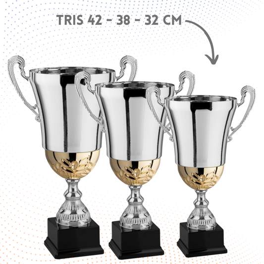 Set completo 5 pezzi premiazioni calcistiche | Cod. Giove