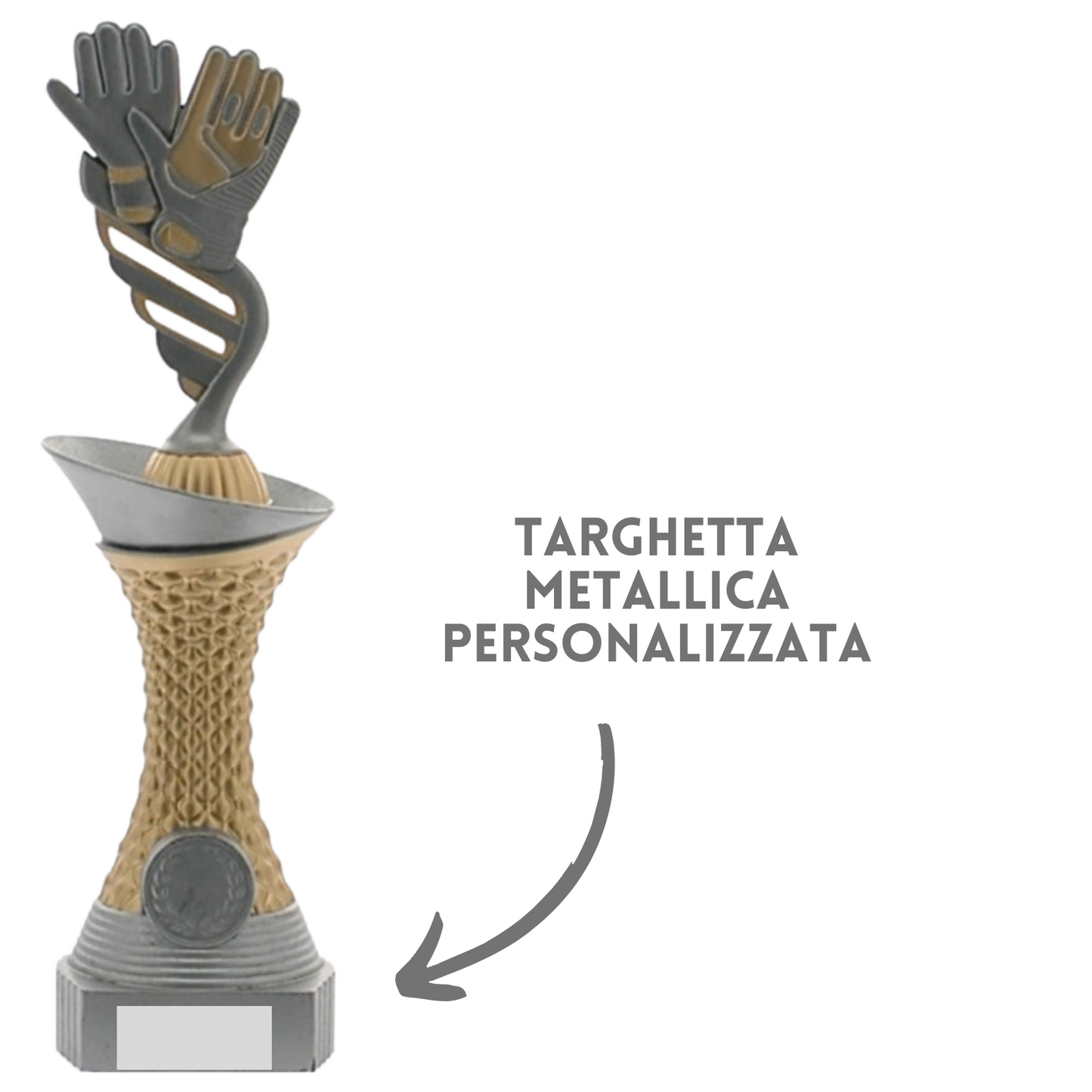 Premio calcistico portiere da 26 cm personalizzato | Cod. 15.351A