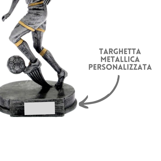Premio calcistico da 17 cm personalizzato | Cod. 15.233