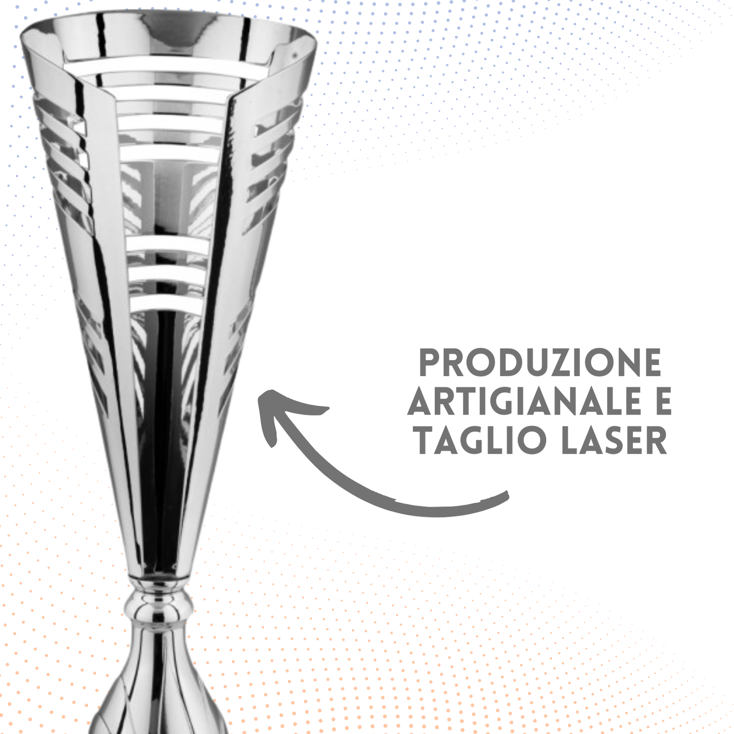 Tris di trofei personalizzati 47 - 44 - 42 cm | Cod. 6.529