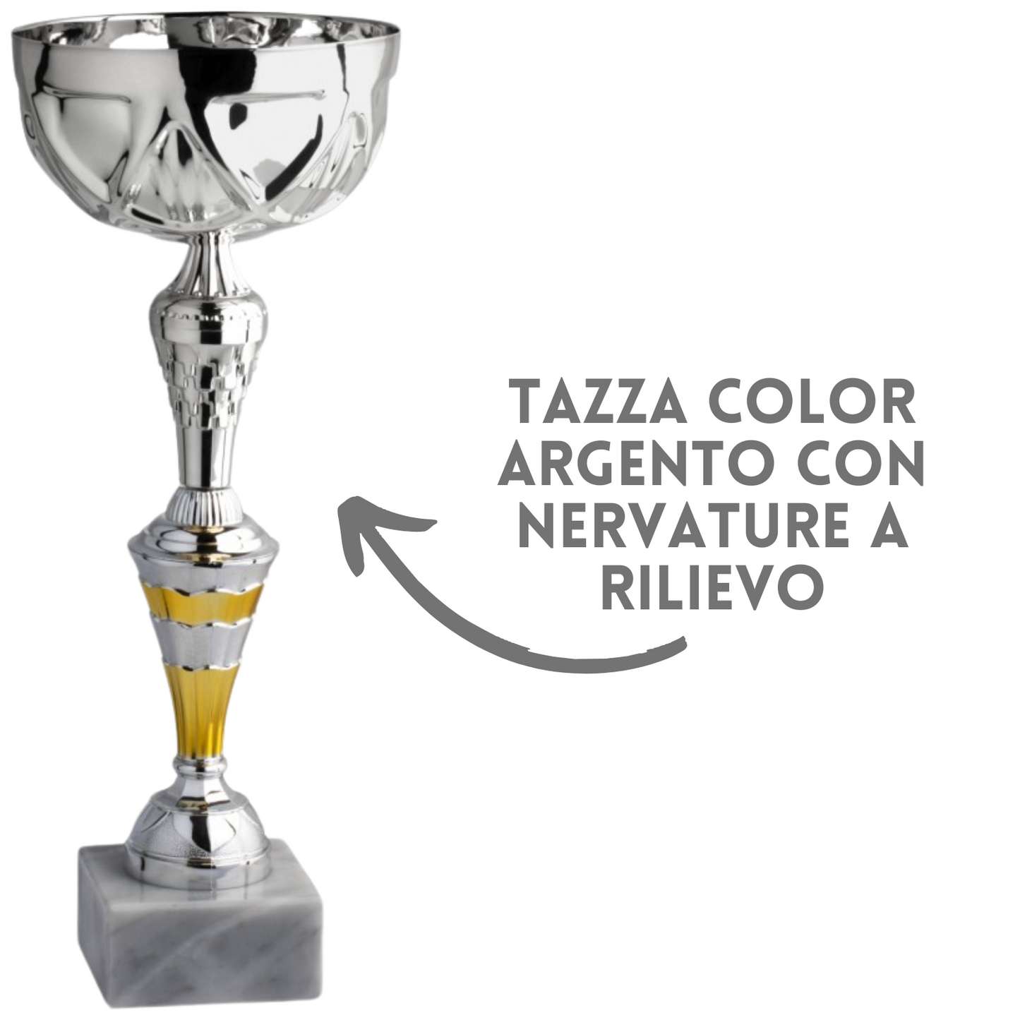 Tris di premiazioni personalizzate 38 - 35 - 33 cm | Cod. 11.551S-T