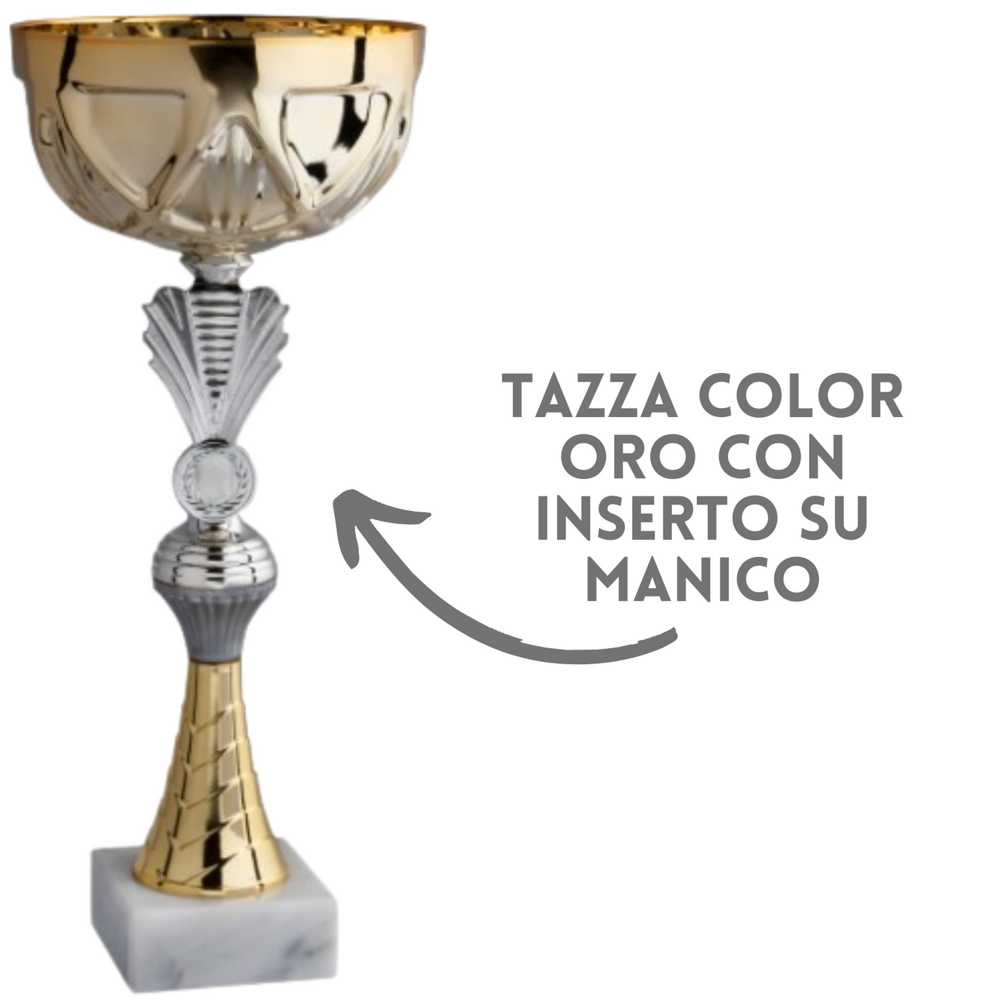 Set 4 premiazioni da 37 - 33 - 30 - 26 cm | Cod. 12.039G