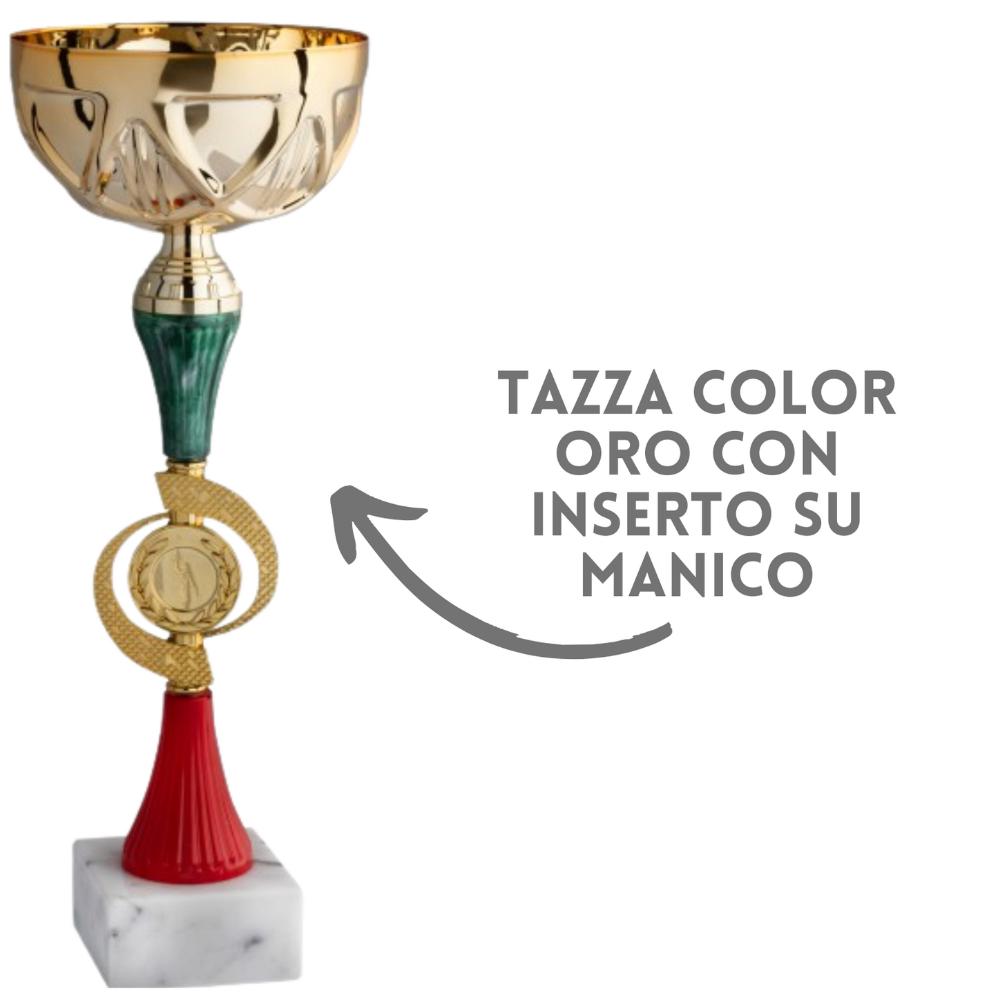 Set 4 premiazioni da 40 - 37 - 35 - 33 cm | Cod. 12.029G