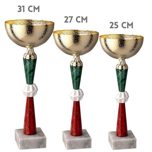 Set completo 5 pezzi premiazioni calcistiche gran risparmio | Cod. Zeus