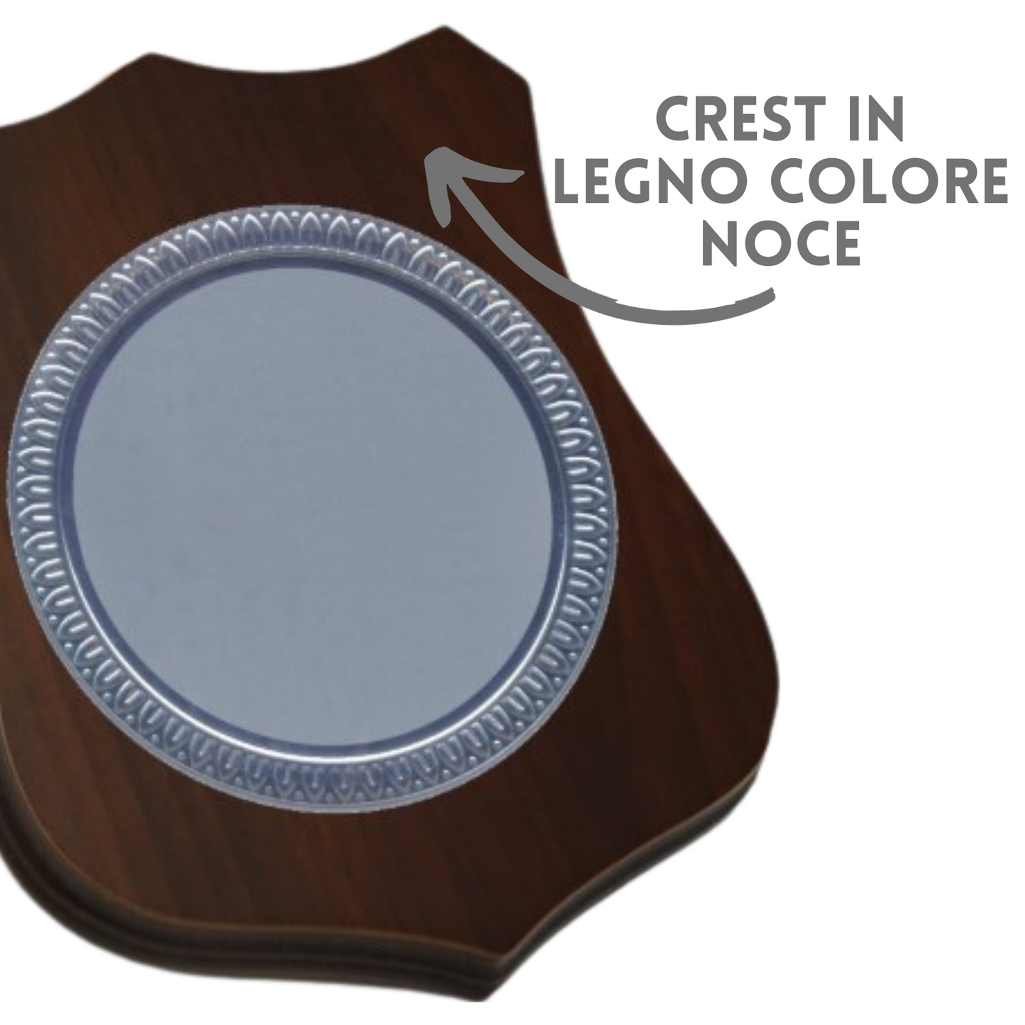 Crest personalizzato in legno 25.619