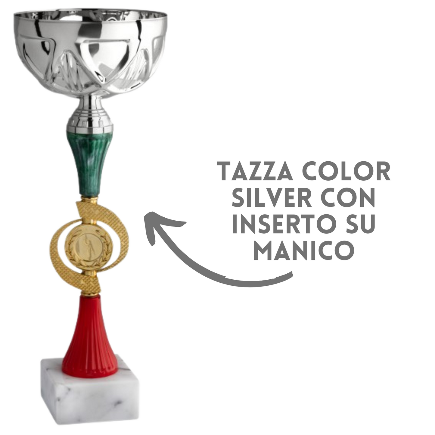 Set 4 premiazioni da 40 - 37 - 35 - 33 cm | Cod. 12.029S