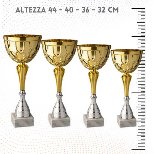 Set 4 Coppe da 43 - 39 - 36 - 32 cm | Cod. 9.229G