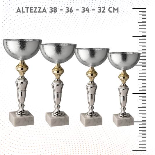 Set 4 Coppe da 38 - 36 - 34 - 32 cm | Cod. 11.139S
