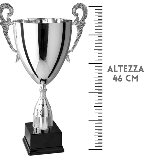 Coppa trofeo da 41 cm, peso da 1,1 Kg | Cod. 1.195