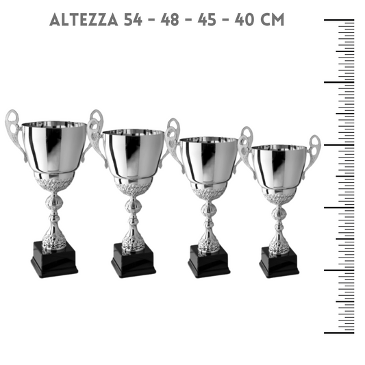 Set 4 coppe personalizzate 54 - 48 - 45 - 40 cm | Cod. 2.509