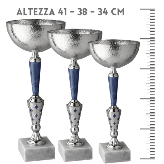 Tris di premiazioni personalizzate 41 - 38 - 34 cm | Cod. 11.509ST