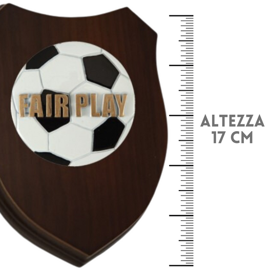 Premiazioni personalizzate crest in legno premio calcio 25.801.37