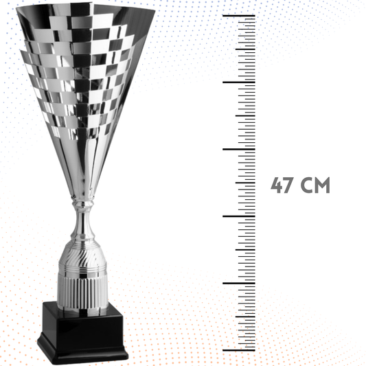 Trofeo in metallo da 47 cm, peso da 1,3 Kg | Cod. 2.573