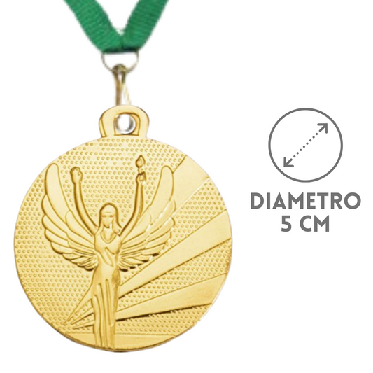 Medaglie personalizzate 50 mm oro Cod 23.009.23GQ