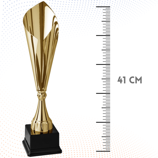 Trofeo in metallo da 41 cm colore gold | Cod. 4.483