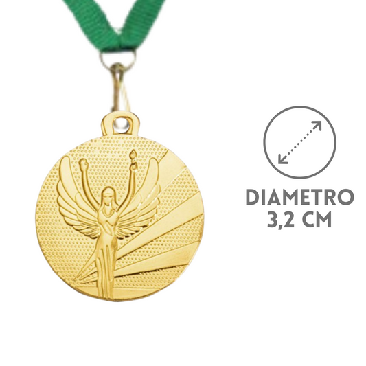 Medaglie personalizzate 32 mm oro | Cod. 23.003.66G