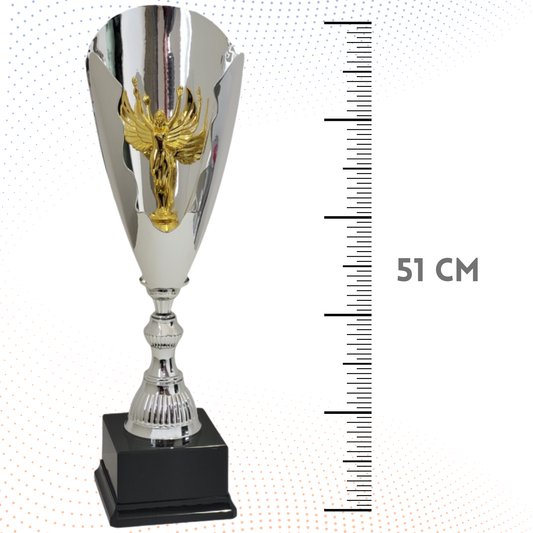 Trofeo in metallo da 51 cm, peso da 1,8 Kg | Cod. 4.311