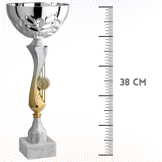 Coppa da 38 cm con base in marmo | Cod. 11.543S