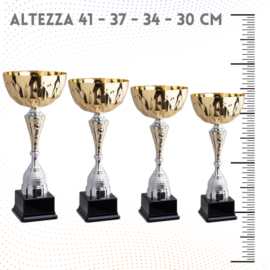 Set 4 Coppe da 41 - 37 - 34 - 30 cm | Cod. 9.059G