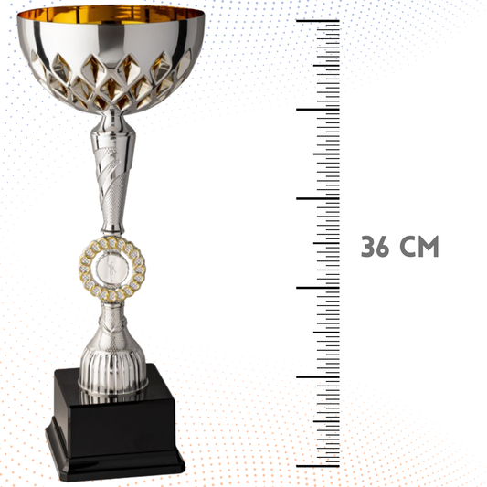 Coppa da 36 cm con inserto vittoria | Cod. 8.144