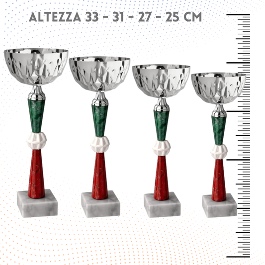 Set 4 Coppe da 33 - 31 - 27 - 25 cm | Cod. 12.259S