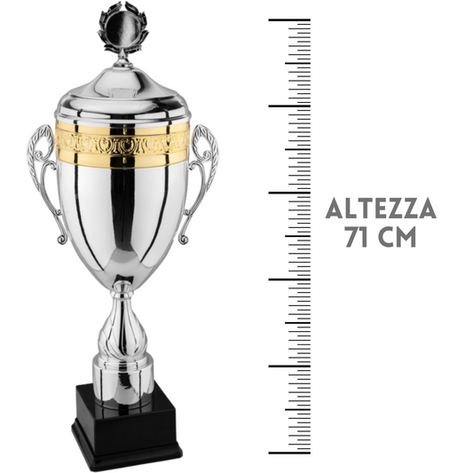 Coppa trofeo con coperchio da 71 cm | Cod. 2.122