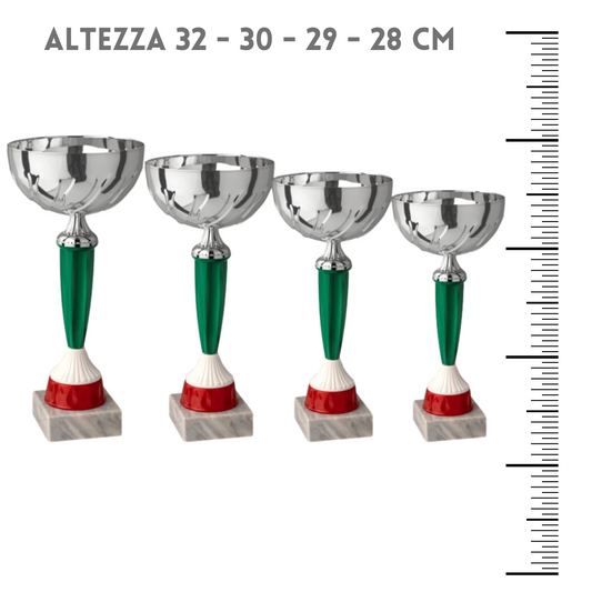 Set 4 Coppe da 32 - 30 - 29 - 28 cm | Cod. 13.369.6S