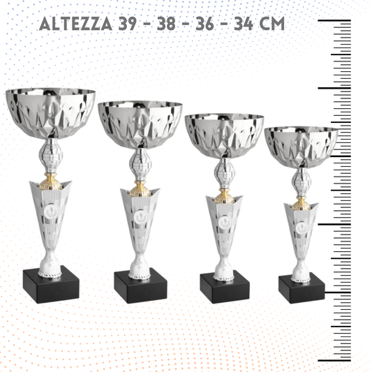 Set 4 Coppe da 39 - 38 - 36 - 34 cm | Cod. 11.489S