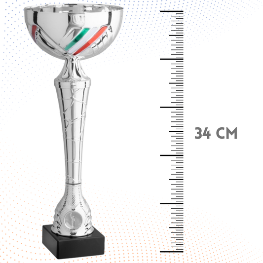 Coppa da 34 cm con base in marmo nero | Cod. 11.013
