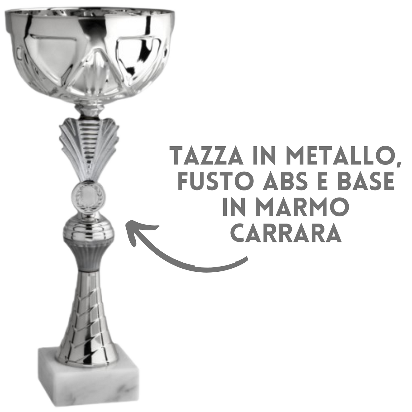 Set 4 premiazioni da 37 - 33 - 30 - 26 cm | Cod. 12.039S