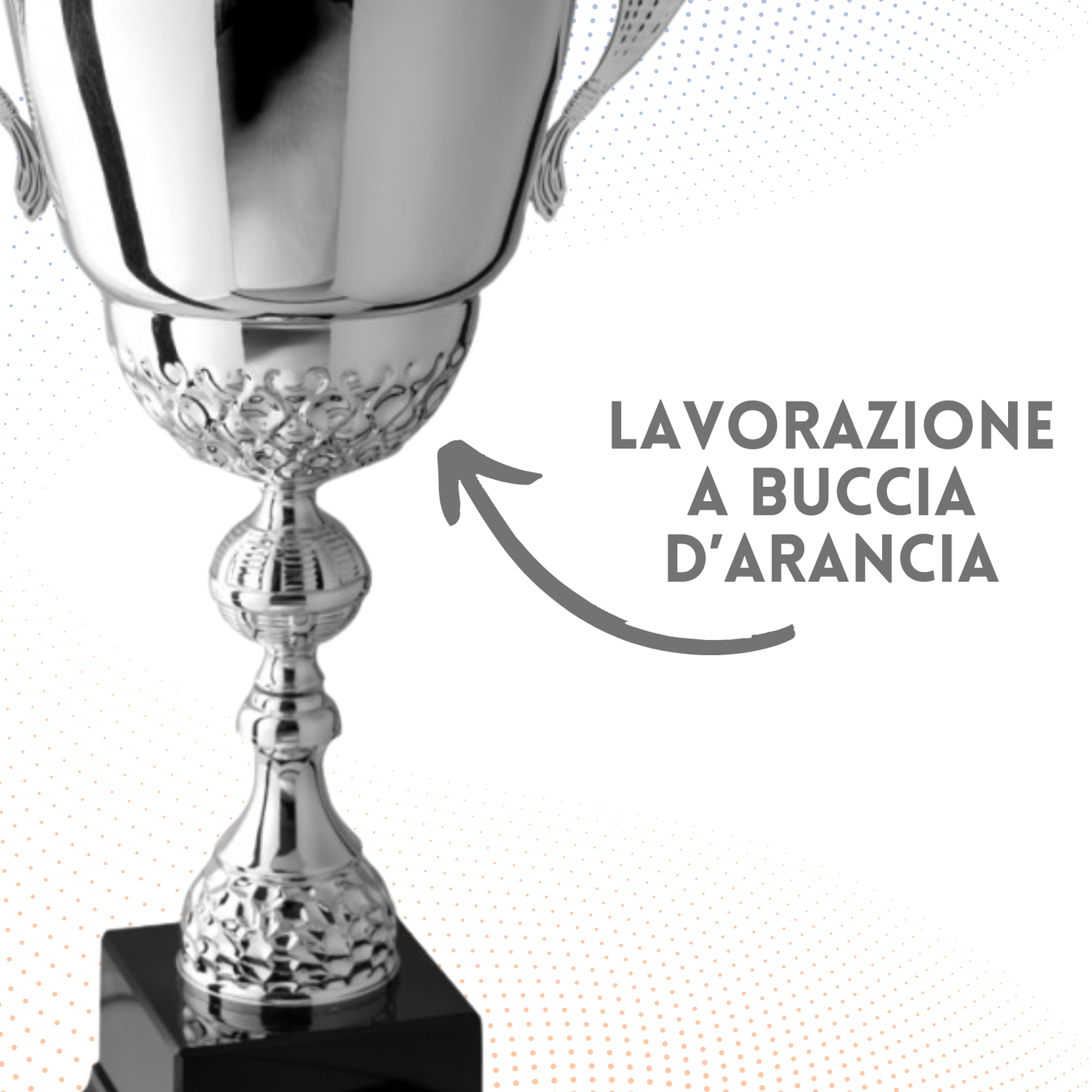 Tris di trofei personalizzati con manici 54 - 48 - 45 cm | Cod. 2.501T