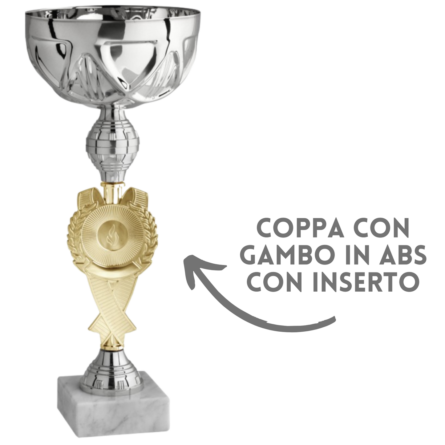 Set 5 premiazioni da 36 - 34 - 32 - 31 - 28 cm | Cod. 12.009S