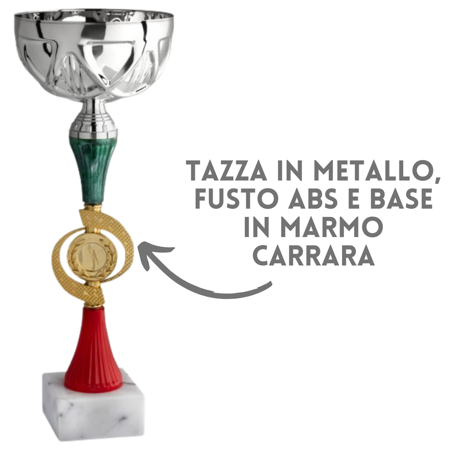 Set 4 premiazioni da 40 - 37 - 35 - 33 cm | Cod. 12.029S