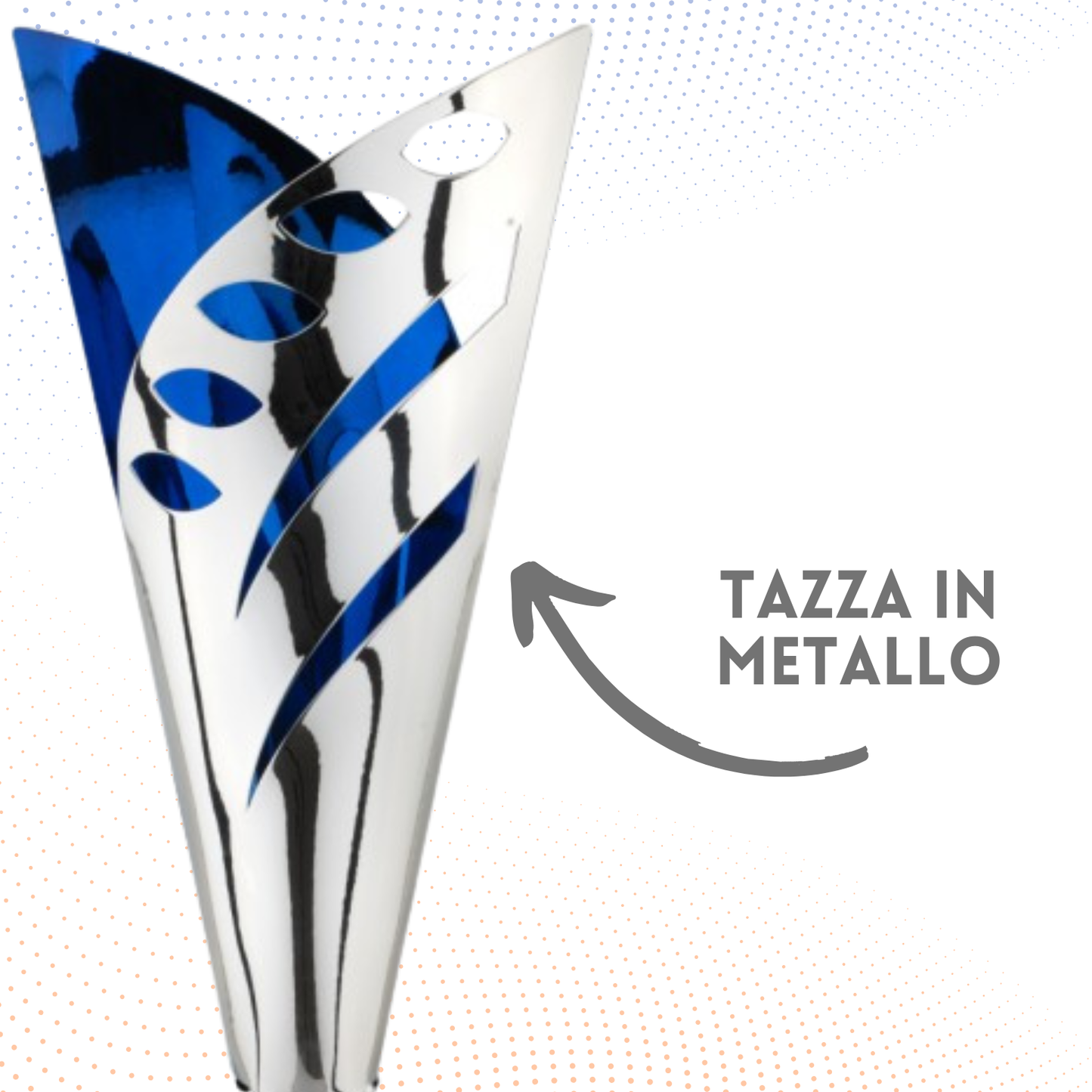Tris di trofei personalizzati 64 - 59 - 55 cm | Cod. 3.199