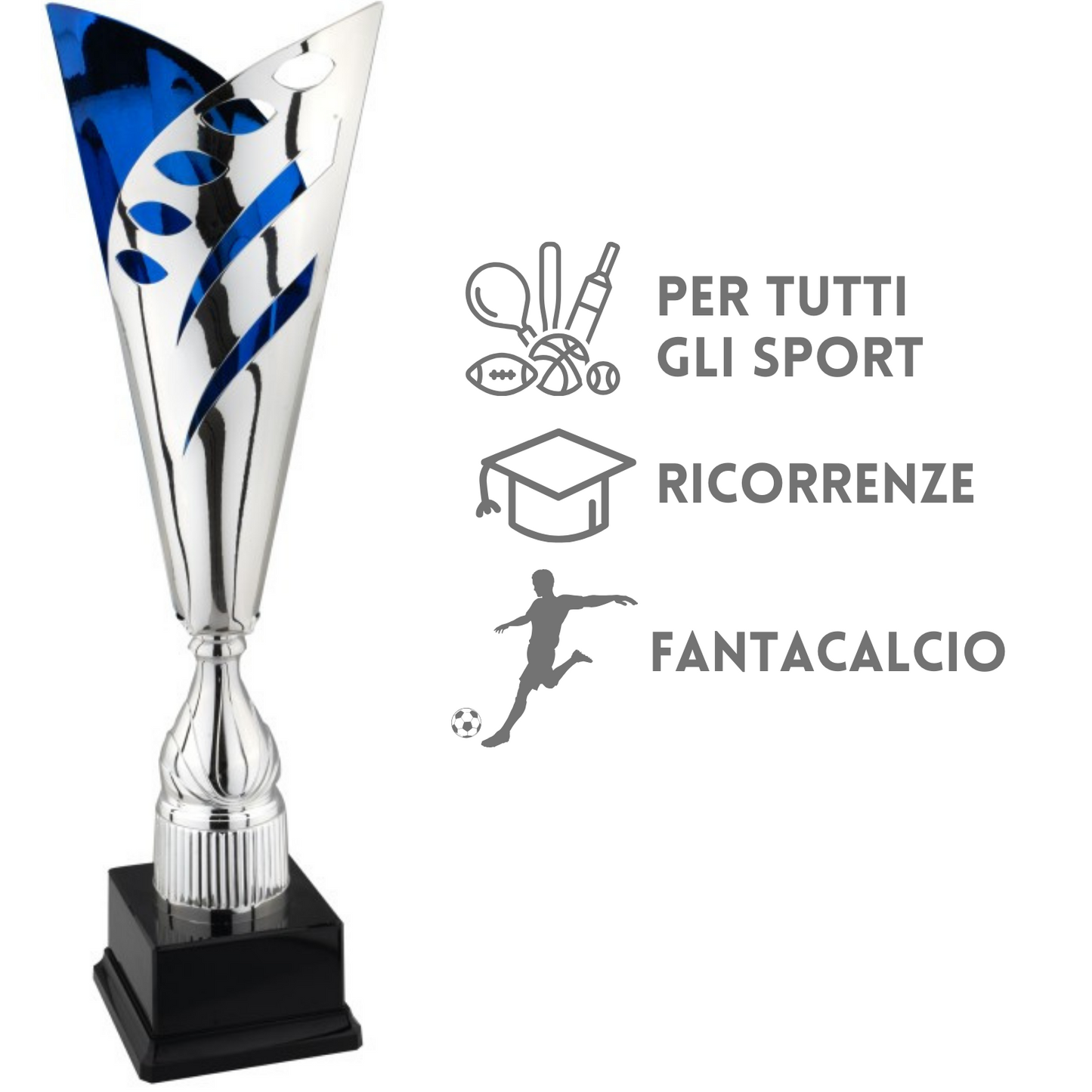 Tris di coppe trofeo personalizzate 3.199